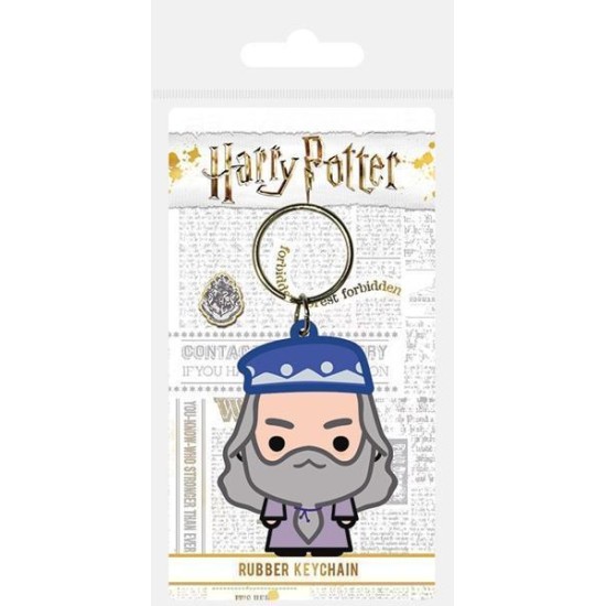 Harry Potter Rubber Keychain Chibi Dumbledore 6 Cm