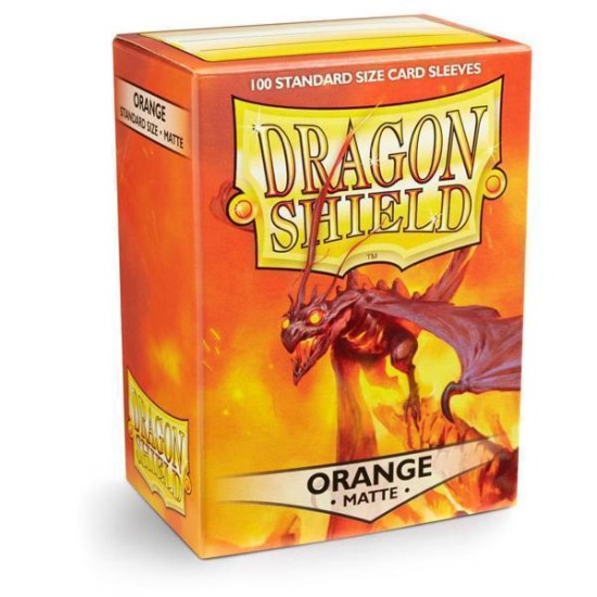 Sleeves Dragon Shield Matte - Orange (100Ct)