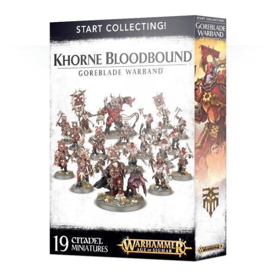 Start Collecting! Khorne Bloodbound Goreblade Warband --- Temporarily Out Of Stock Bij Gw ---- Webstore Exclusive