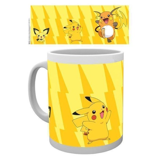 Pokemon - Mug - 320 Ml - Pikachu Evolve - Subli - Box X2