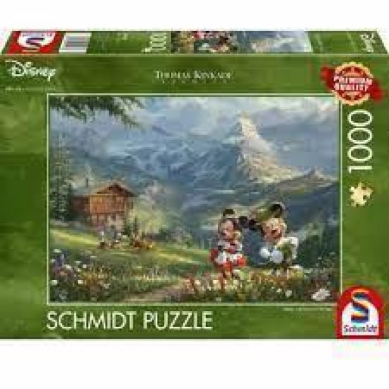 Disney Mickey & Minnie In De Alpen 1000 Stukjes