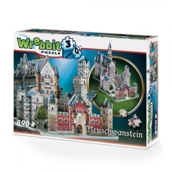 Wrebbit 3D Puzzle - Schwanstein (890)