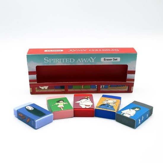 Studio Ghibli - Spirited Away Eraser Set