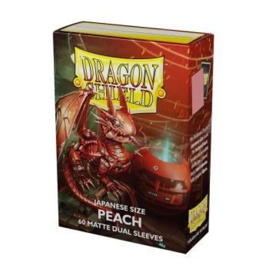 Sleeves Dragon Shield Japanese Matte Dual Peach