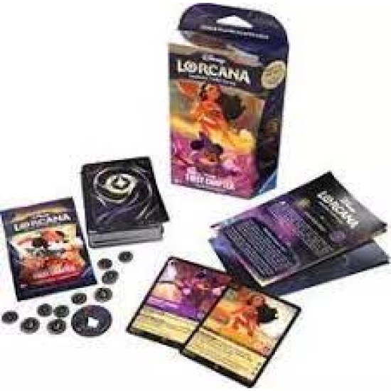 Disney Lorcana - The First Chapter Starter Deck: Sorcerer Mickey & Moana (Including Booster)