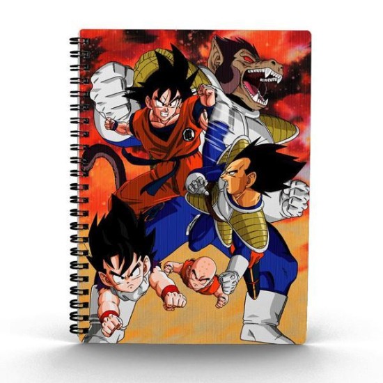 Dragon Ball Z Notebook With 3D-Effect Goku Vs Vegeta