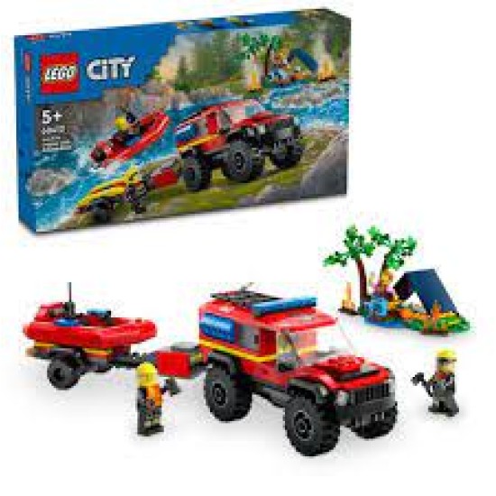 4X4 Fire Truck With Rescue Boat Lego (60412)