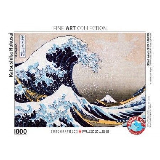 Great Wave Of Kanagawa - Katsushika Hokusai (1000)