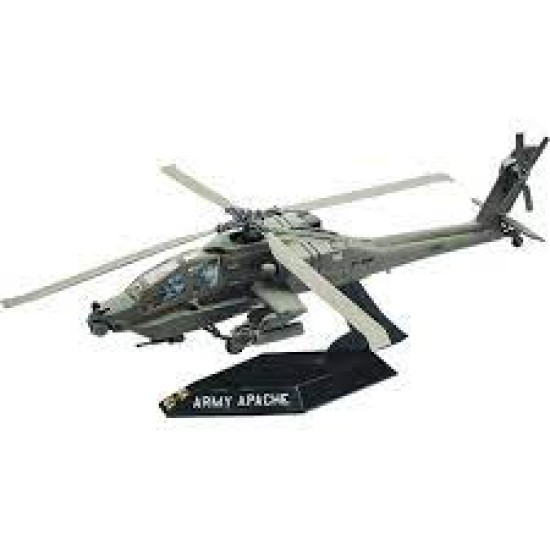Ah-64 Apache Helicopter - Snap Tite Revell Bouwpakket Om In Elkaar Te Zetten