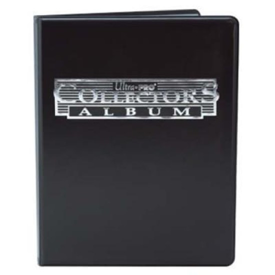 4-Pocket Portfolio Collectors Black