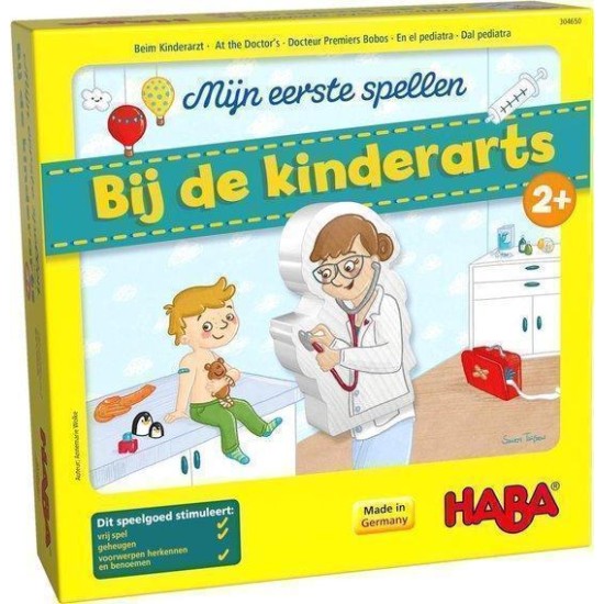!!! Spel - Mijn Eerste Spellen - Bij De Kinderarts (Nederlands) = Duits 304648 - Frans 304649