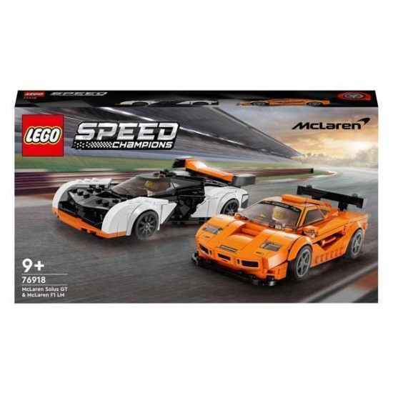 Lego Speed Champions 76918 Mclaren Solus Gt  And  Mclaren F1 Lm