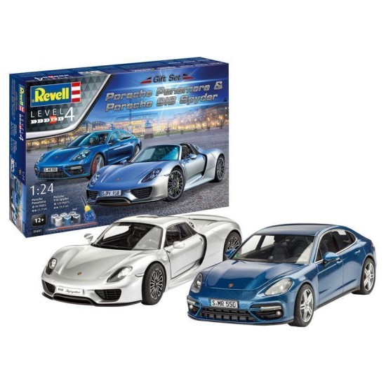 Cadeauset Porsche-Set Revell Modelbouwpakket Met Basisaccessoires