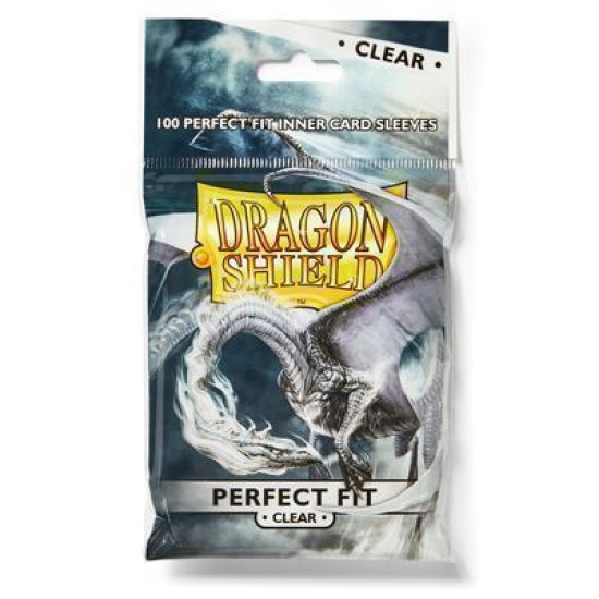 Sleeves Dragon Shield Fit - Clear/Clear (100Ct)