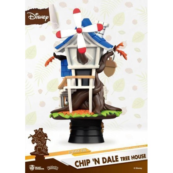 Disney: Chip  And #039;N And #039; Dale Tree House Pvc Diorama