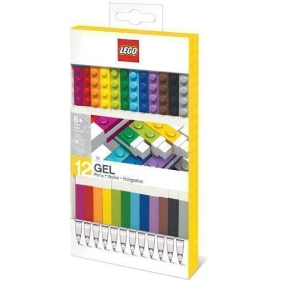 Lego Gel Pens 12-Pack Bricks