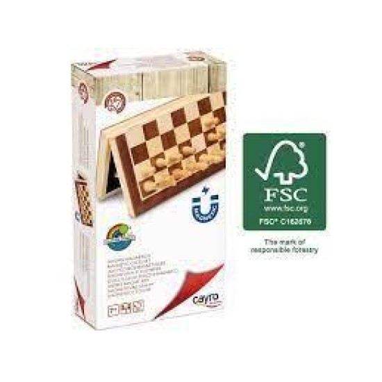 Inlaid Magnetic Foldable Chess (Fsc Wood)