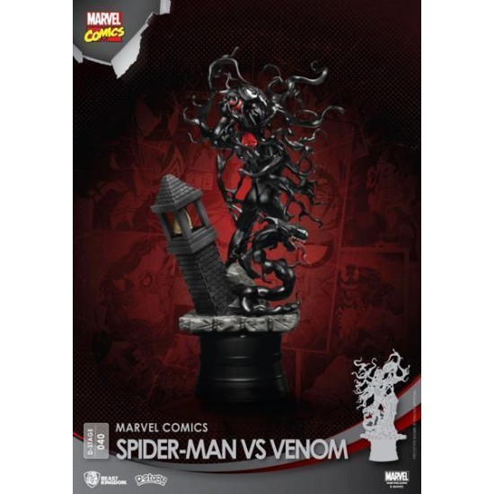 Marvel: Spider-Man Vs Venom Pvc Diorama