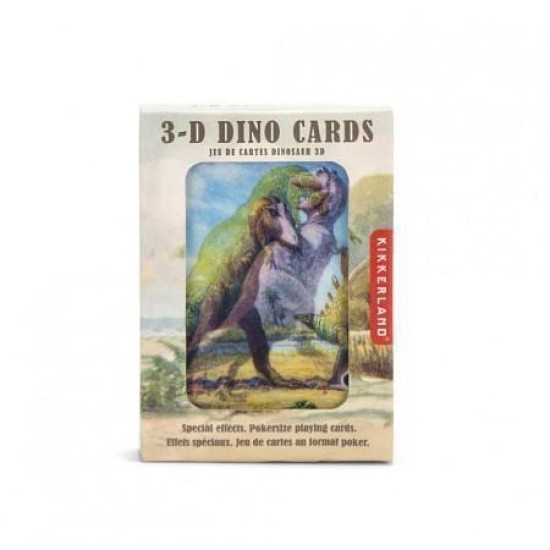 3D Speelkaarten - Dinosaurussen (Display=12)