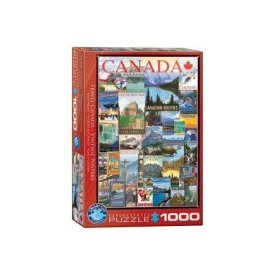 Travel Canada Vintage Posters (1000)