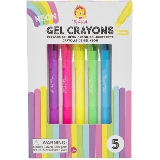 Neon Gel Crayons Cdu/12