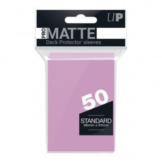 Upper Deck - Standard Sleeves - Pro-Matte - Non Glare - Pink (50 Sleeves)