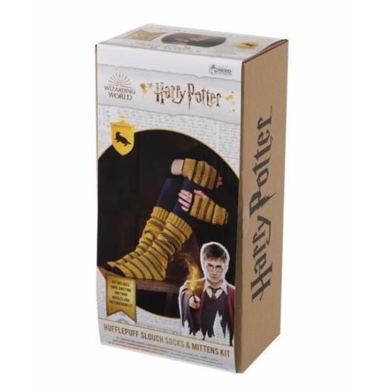 Harry Potter: Hufflepuff Slouch Socks And Mittens Knit Kit