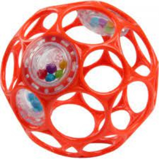 Oball Rattle Easy-Grasp Toy - Red