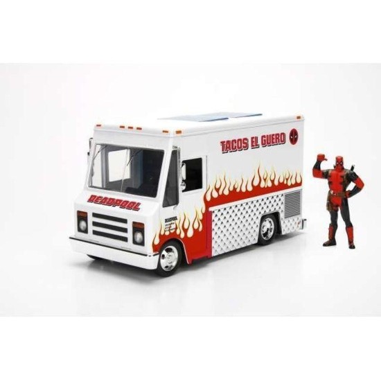 Marvel: Deadpool Foodtruck With Figure 1:24
