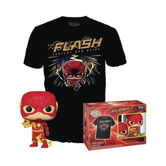 Dc Comics Pop!  And  Tee Box The Flash