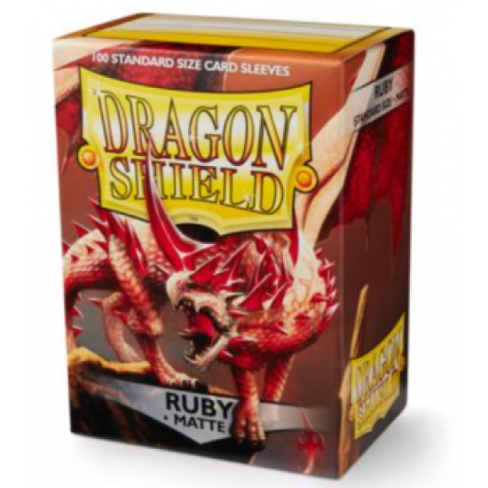 Sleeves Dragon Shield Matte Ruby(100Ct)