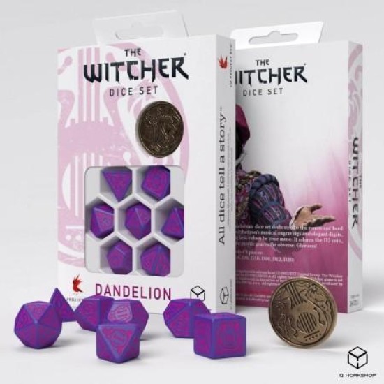 The Witcher Dice Set Dandelion The Conqueror Of Hearts (7)