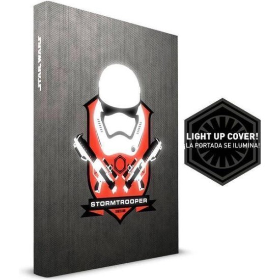 Star Wars The Force Awakens: Stormtrooper Helmet Notebook With Light