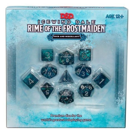 Dungeons And Dragons Icewind Dale Rime Of The Frostmaiden Dice Set