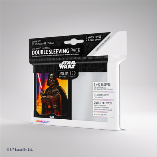 Star Wars Unlimited Double Sleeving Pack Darth Vad