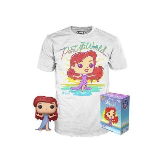 The Little Mermaid Pop! And Tee Box Ariel Heo Exclusive