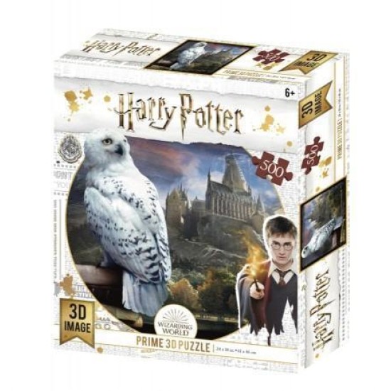 3D Image Puzzel - Harry Potter Hedwig (500)