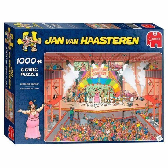 Jan Van Haasteren Legpuzzel - Eurosong Contest 1000St.
