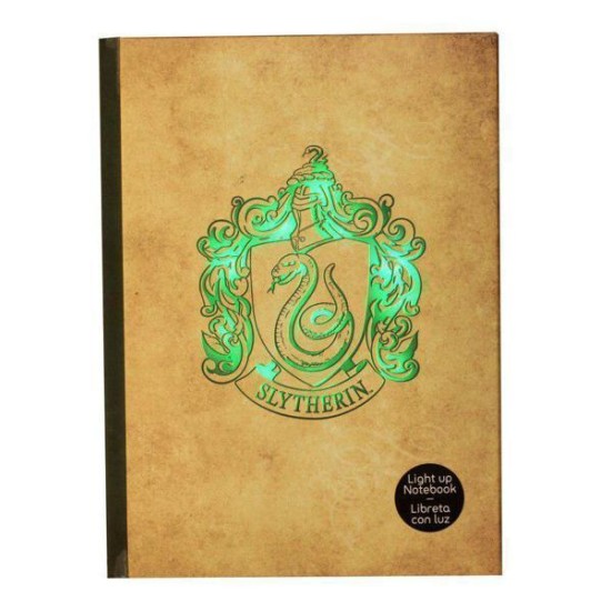 Harry Potter: Slytherin Notebook With Light