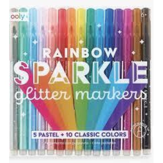 Ooly - Rainbow Sparkle Glitter Markers