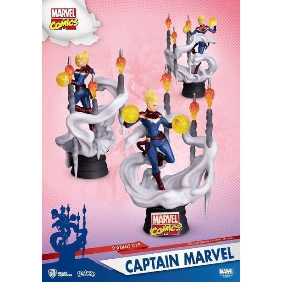 Marvel Comics D-Stage Pvc Diorama Captain Marvel 16 Cm
