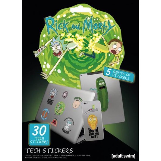 Rick And Morty (Adventures) Tech Stickers