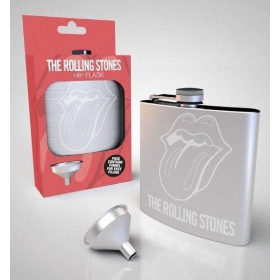 Rolling Stones Hip Flask Logo