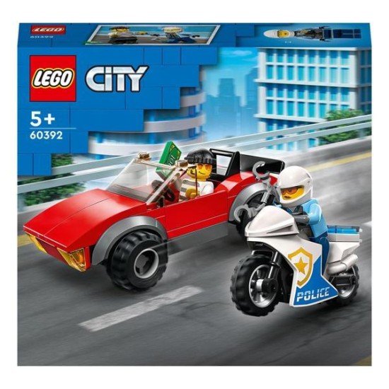 Lego City Auto Achteropvolging Politiemoter 60392