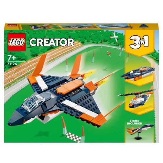Supersonisch Straalvliegtuig Lego