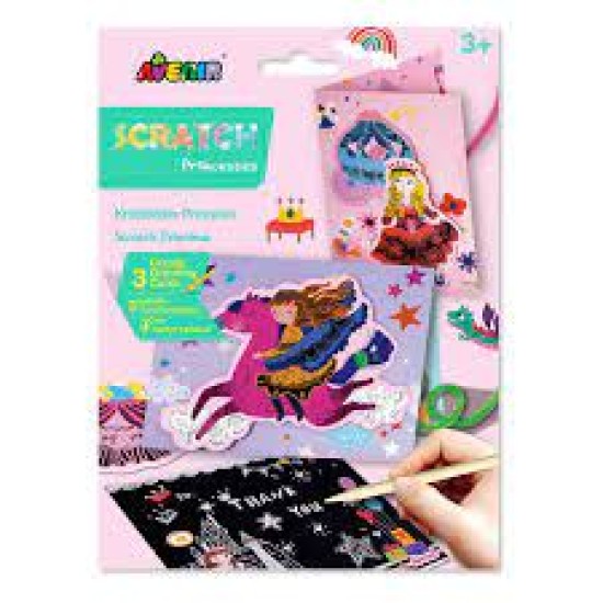 Scratch Art - Greeting Cards - Princesses