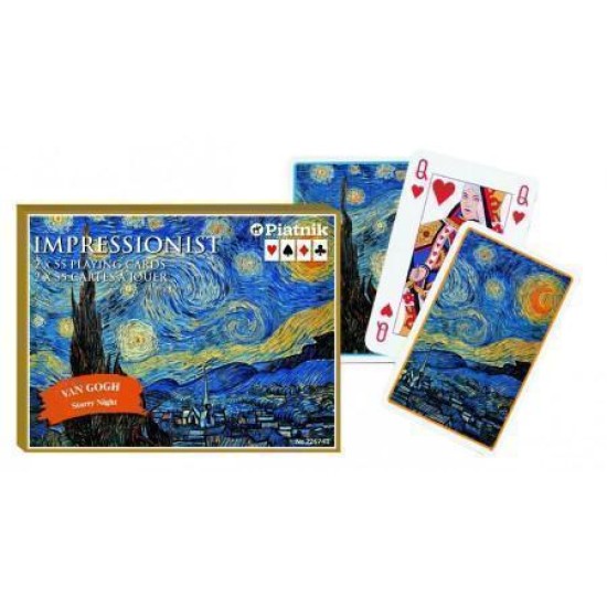 Speel-Kaarten-Set Van Gogh Starry Night