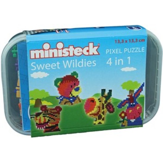 Ministeck Sweet Wildies 4In1 - Plastic Box - 500Pcs