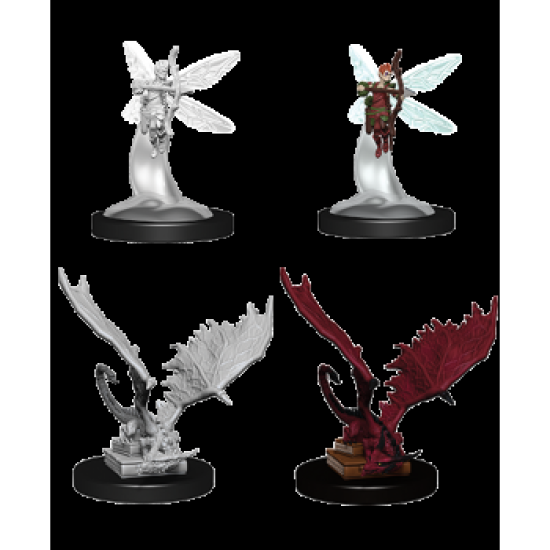 Dungeons And Dragons Nolzur's Marvelous Miniatures - Sprite  And  Pseudodragon