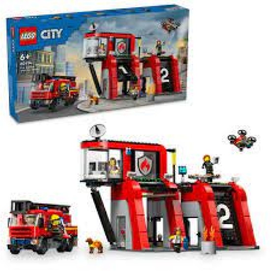 Fire Station With Fire Truck Lego (60414)